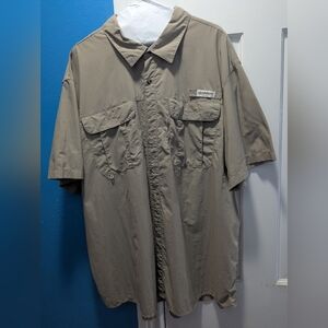 Magellan Outdoors Men's Short Sleeve Shirt Fish Gear Relaxed Fit 2XL 🎣